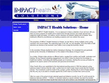 Tablet Screenshot of impactsolutions.co.za